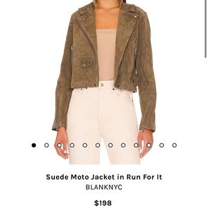NWOT Suede BlankNYC jacket